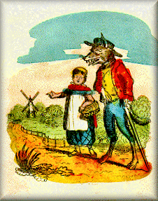 See Marshall's edition of Little Red Riding Hood from 1823!